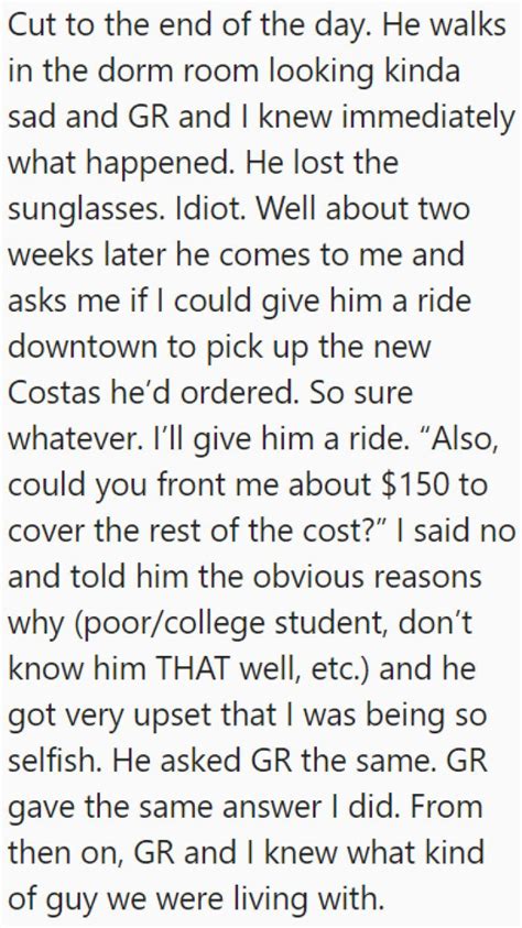 Redditor Shares Frustrations Over His Roommate Who Feels He Is Entitled To His Money Since They