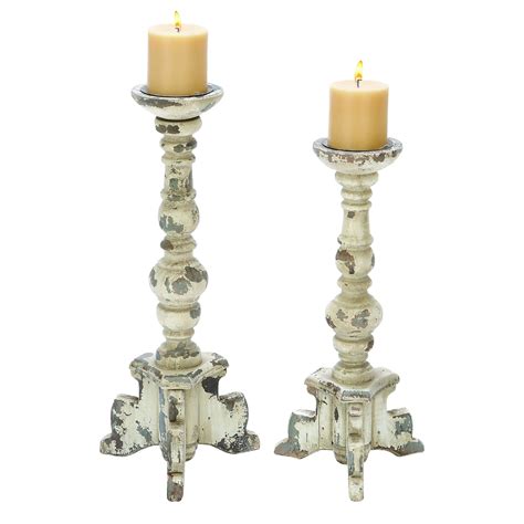 White Wooden Candle Holders Ideas On Foter