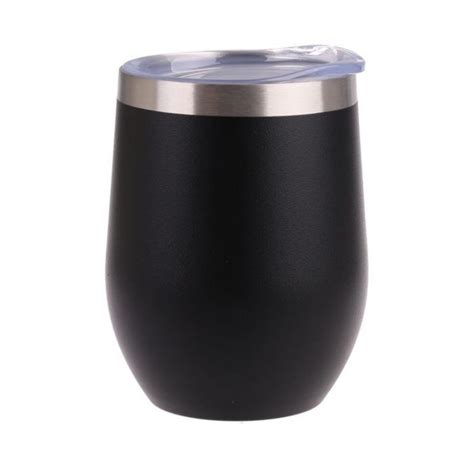 Oasis Stainless Steel Insulated Wine Glass Tumbler Ml Matte Onyx