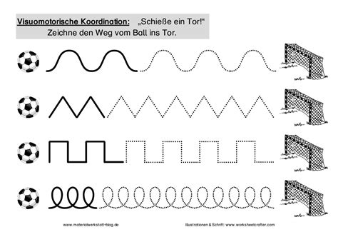 Arbeitsblätter visuelle Wahrnehmung Materialwerkstatt