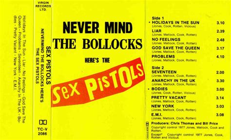 Never Mind The Bollocks Here S The Sex Pistols By Sex Pistols 1977