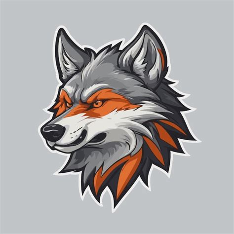 Premium Vector Wolf Head Mascot Vector