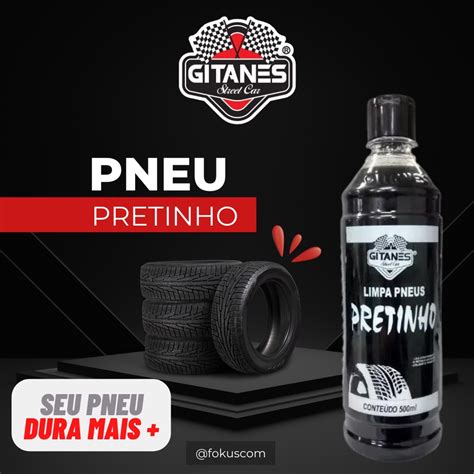 Pretinho Limpa Pneu Gitanes Ml Automotivo Brilho Intenso Shopee