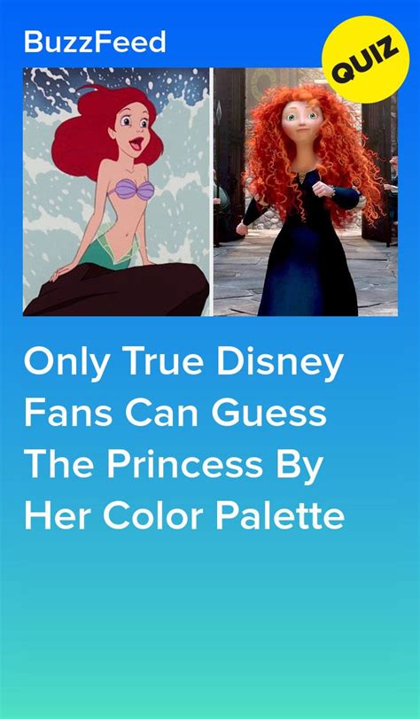 Only True Disney Fans Can Guess The Princess By Her Color Palette