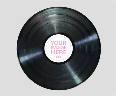 Vinyl Label Mockup Generator Mediamodifier