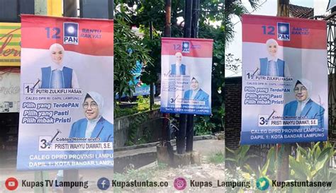 Kupas Tuntas Poster Caleg Putri Zulkifli Hasan Sambut Kedatangan