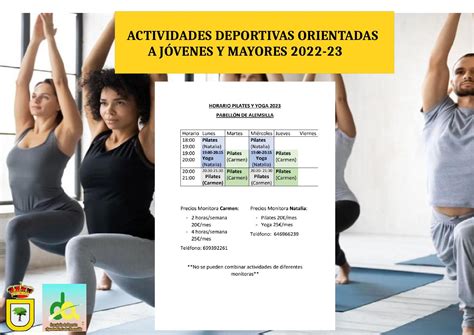 Clases De Pilates Y Yoga Temporada 2022 2023