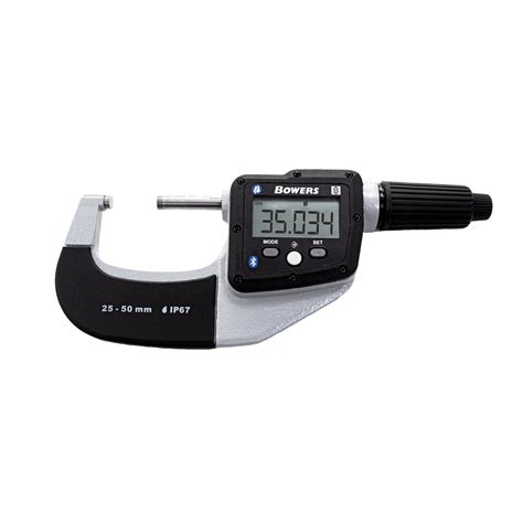 Bowers Dm050 Digimic Ip67 Digital External Micrometer 25 50mm Dml