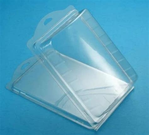 PVC Rectanglular Clamshell Blister Tray 150X150X75 Mm Thickness 5mm