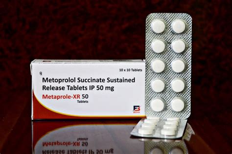 Metaprole Xr 50 50mg Metoprolol Succinate Tablet Packaging Type Blister Rs 63 60 Strip Id