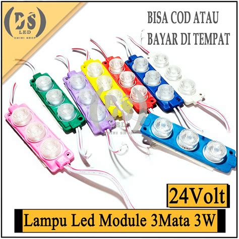 Jual Lampu Led Module 3 Watt 24volt Led Modul 3 Mata Besar 3w 24v Lampu Led Kolong Trucbus