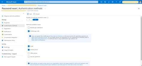 Sspr Enable Azure Active Directory Self Service Password Reset