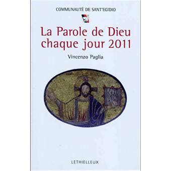 La Parole de Dieu chaque jour broché Vincenzo Paglia Paglia