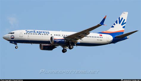 Tc Sol Sunexpress Boeing Max Photo By Raoul Andries Id