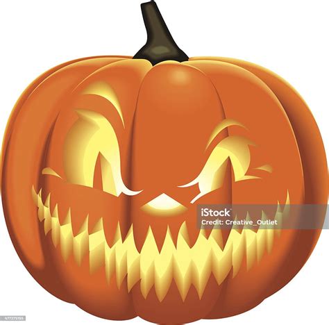 Jack O Lantern Stock Illustration Download Image Now Cut Out Evil