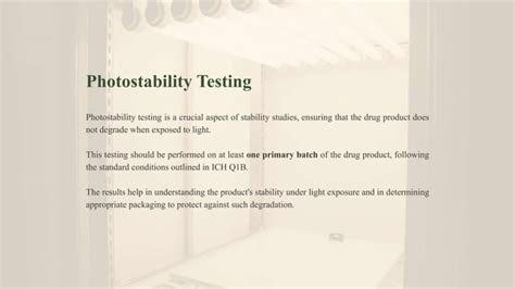 Ich Guideline Stability Testing Of New Drug Substances And Product Q1a