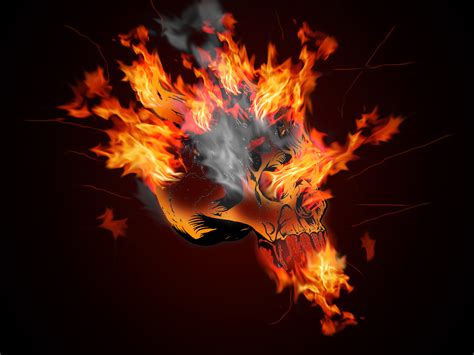 🔥 [50+] Wallpapers Skulls with Flames | WallpaperSafari