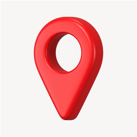 3D location pin sticker, map | Premium PSD - rawpixel