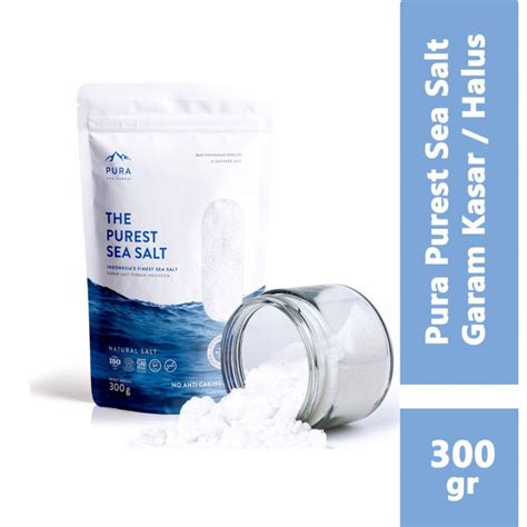 Jual Pura The Purest Sea Salt 300gr Shopee Indonesia