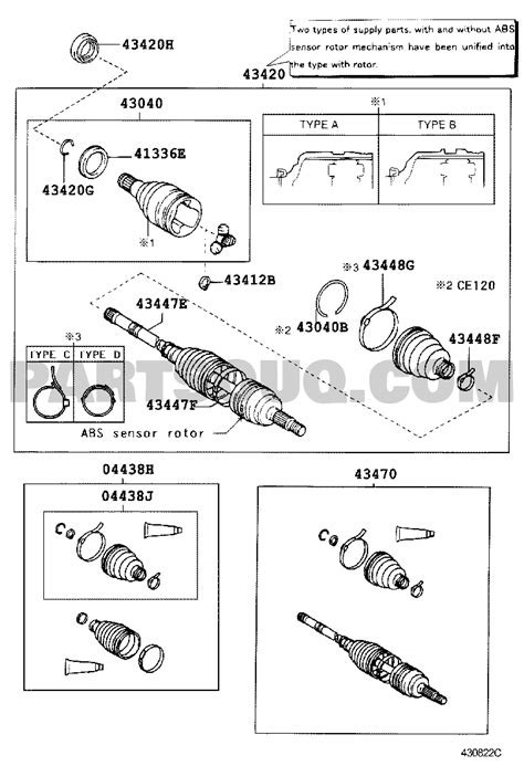 Power Train Chassis Toyota Corolla Altis Sed Wg Zze R Aepdkq Ce