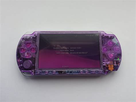 Purple Psp 3000