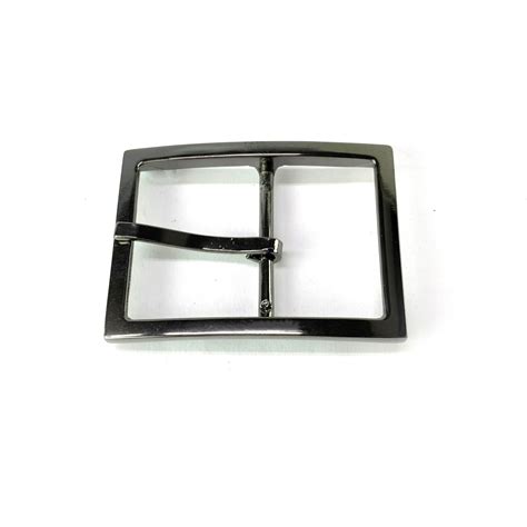 Center Bar Single Prong Rectangular Belt Buckle ECHO METALART