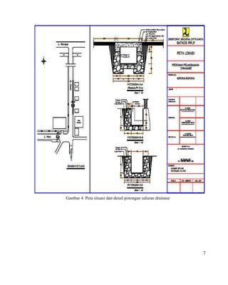 Gambar Teknis Perencanaan Drainase Pdf