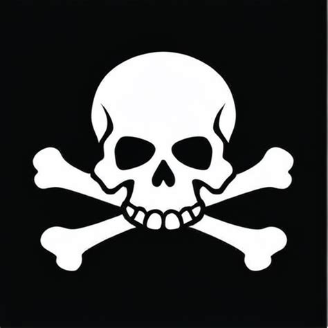 Skull And Crossbones Svg Vector Image