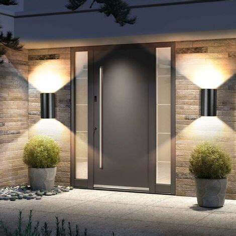 Comely Outdoor Led Wall Light Waterproof Aluminum Ip W Black For