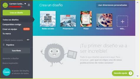 Canva crea diseños gráficos atractivos online Didactalia material