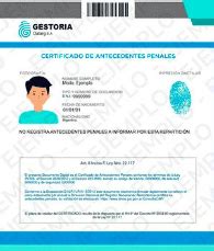 Certificado Antecedentes Penales Tramitesdigitales