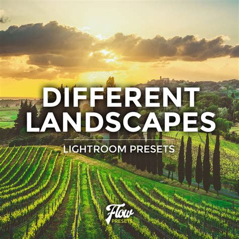 Different Landscapes Lightroom Presets For Landscape Photography