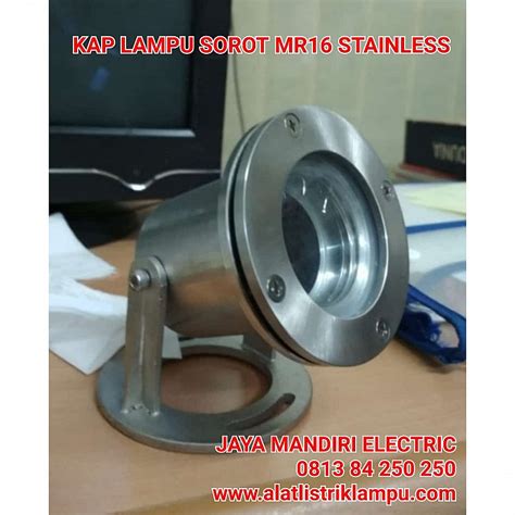 Armature KAP Lampu KAP SOROT MR16 STAINLESS LAMPU LANTAI SPOT TAMAN