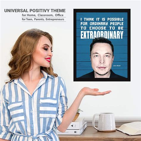 Buy Chaka Chaundh Elon Musk Framed Posters Motivational Quotes