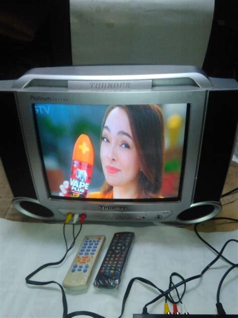 Tv Tabung Multimax 14 Inchi Gambar Bening Suara Ok On Carousell