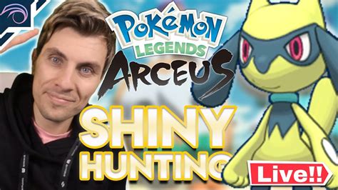 Live Shiny Riolu Hunting Pokemon Legends Arceus Mass Outbreak Shiny