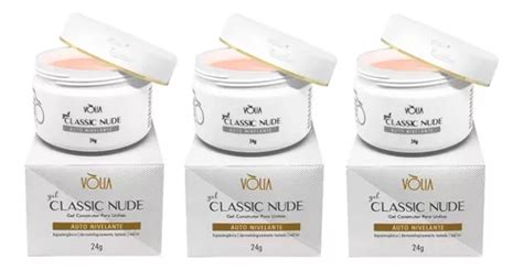 Kit Géis Vòlia Classic Nude Autonivelante g Frete grátis