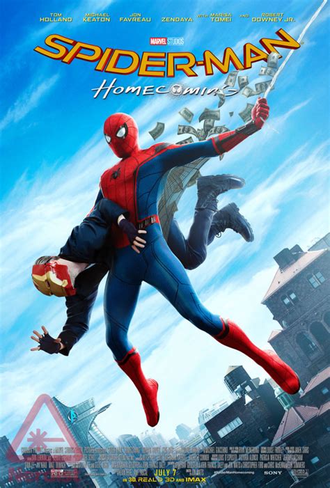 Novo Poster De Homem Aranha De Volta Ao Lar E Mais De Tom Holland