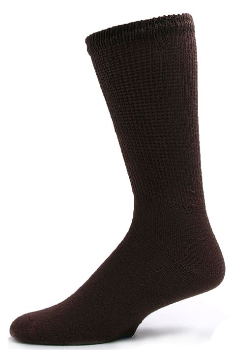 Brown Diabetic Socks By Sole Pleasers