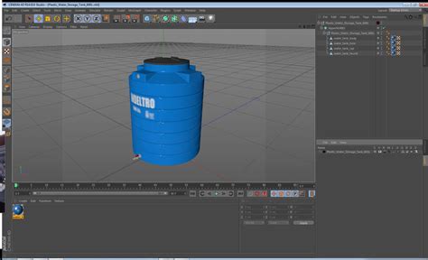 Plastic Water Storage Tank 600l 3d Model 29 Max Ma C4d Blend