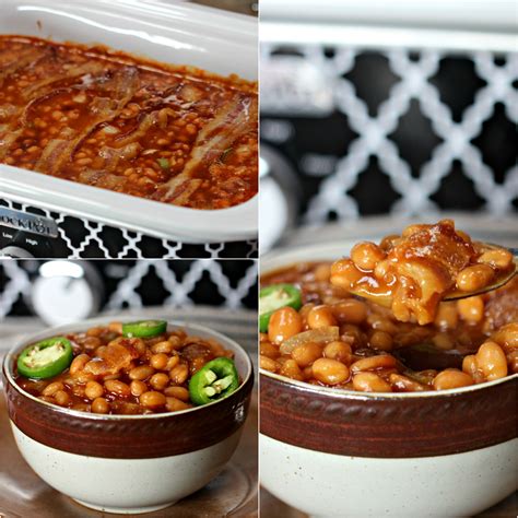 Easy Crockpot Baked Beans Recipe Slow Cooker Beans Recipe