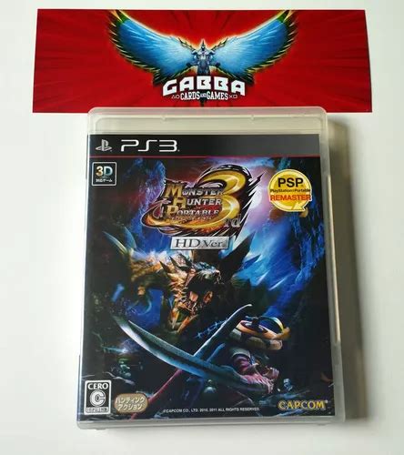 Monster Hunter Portable 3rd Hd Ver Ps3 Original Completo Frete Grátis