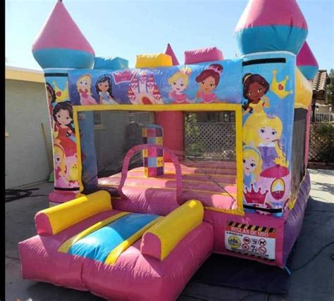 Princess 10x13 Bounce House Los Peques Party Rentals El Paso TX