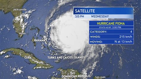 Hurricane Fiona strengthens to Category 4, forecast to approach as a ...