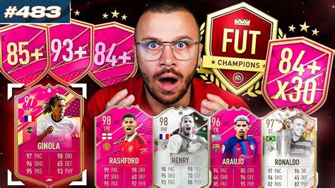 Huge TOTY Packed My Fut Champs Rewards 84 X30 93 Futties Player