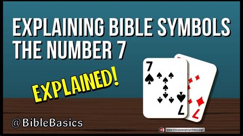 Explained!: 'Seven' in the Bible - Bible Symbols - YouTube