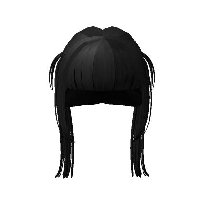 Black Long Anime Pigtails Roblox Item Rolimon S