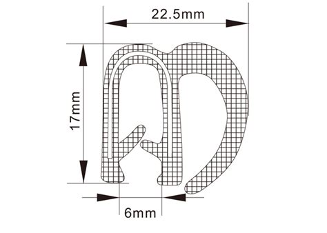 Edge Trims With Lip Seal Nangong Letu Automotive Components Co Ltd