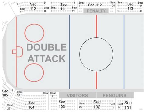 Penguins Arena Seating Chart