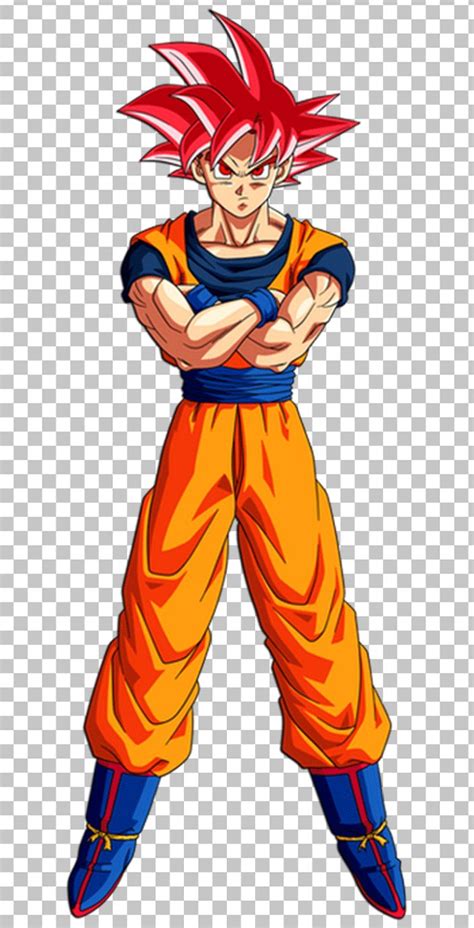 Goku Super Saiyan God Png Image